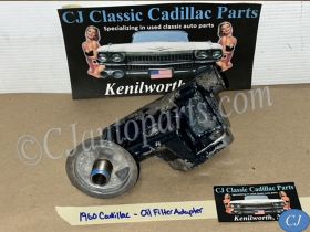 OEM 1960 1961 1962 CADILLAC DEVILLE ELDORADO FLEETWOOD 390 ENGINE ALUMINUM OIL FILTER ADAPTER HOUSING ASSEMBLY #5575838/#5576367